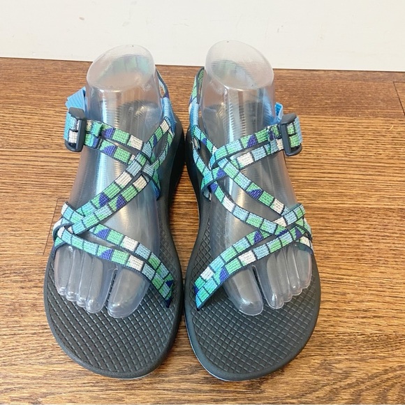 Chaco | Women's Zx/1 Cloud Outdoor Sandal in Break Shamrock Size 8 - Picture 4 of 9